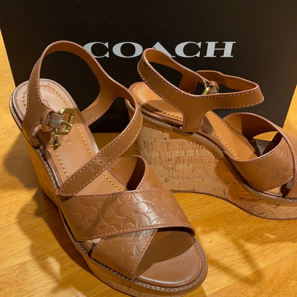 Coach Wedge Sandals